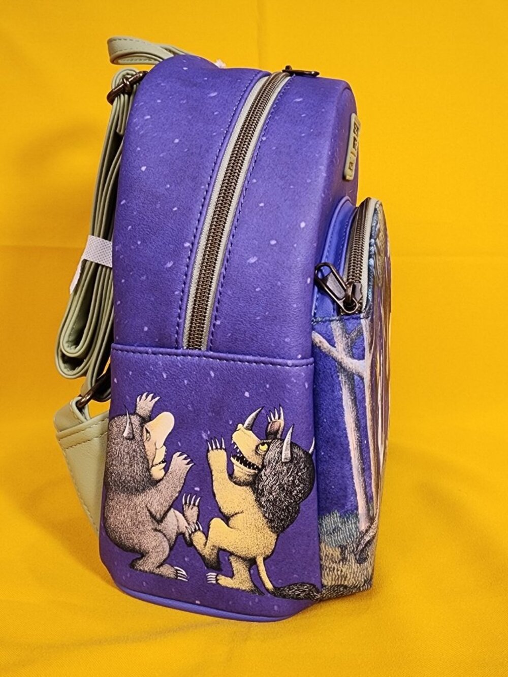 Loungefly Where The Wild Things Are Mini Backpack Soft Tag NEW - Picture 4 of 12